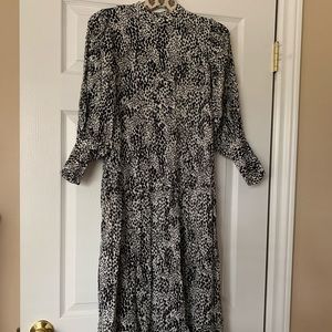 TOPSHOP Petite Printed Maxi Dress - Size 0